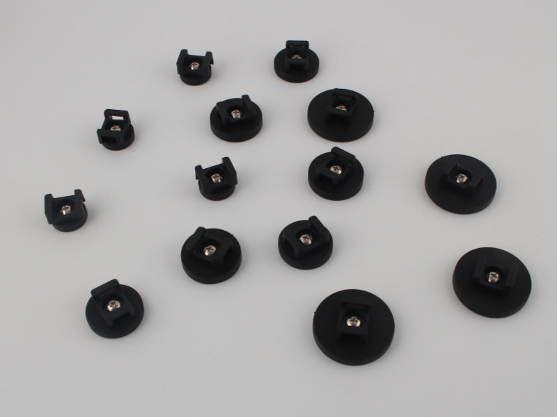 Rubber Coated Magnets with Cable Tie Mounts